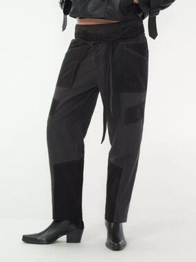 Zara Patchwork Cargo Trousers